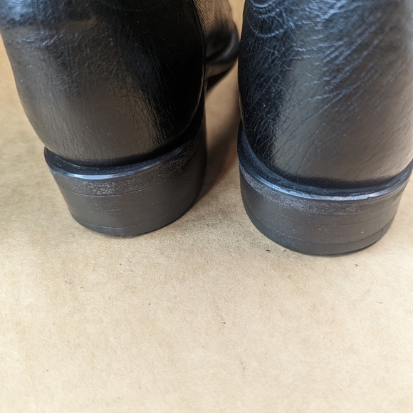 Lucchese Boots men's size 9EE Exotic Genuine Black Smooth Ostrich classi… - Picture 4 of 13